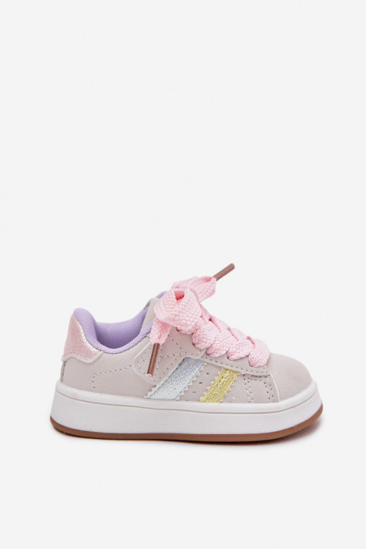 Vaikiški sportiniai bateliai "Sneakers" modelio su lipniais užsegimais, įvairių spalvų "Celyna"