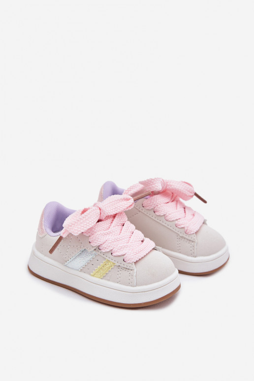 Vaikiški sportiniai bateliai "Sneakers" modelio su lipniais užsegimais, įvairių spalvų "Celyna"