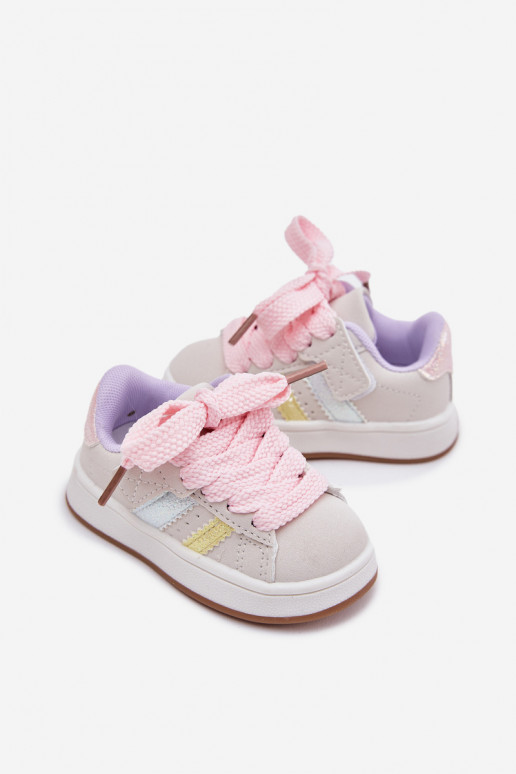 Vaikiški sportiniai bateliai "Sneakers" modelio su lipniais užsegimais, įvairių spalvų "Celyna"