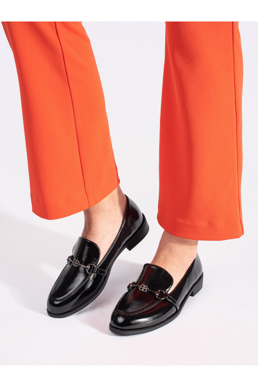 Juodos spalvos  moteriški mokasinai  Juodos spalvos  moteriški mokasinai