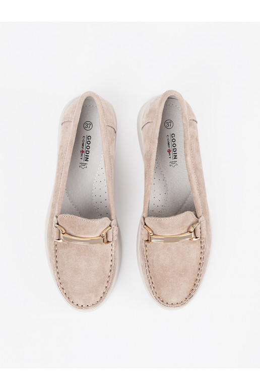 smėlio spalvos mokasinai  smėlio spalvos mokasinai