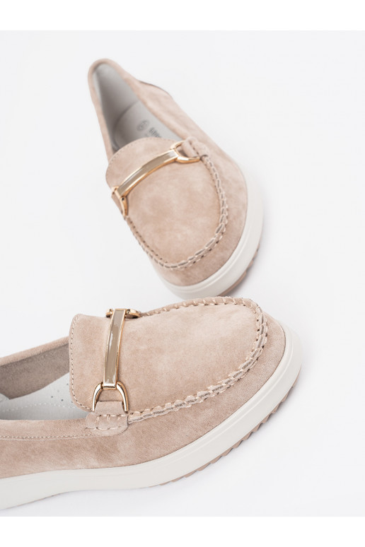 smėlio spalvos mokasinai  smėlio spalvos mokasinai