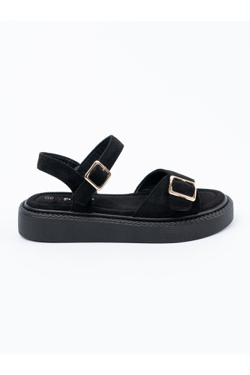 Juodos spalvos sandalai