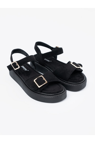 Juodos spalvos sandalai  2