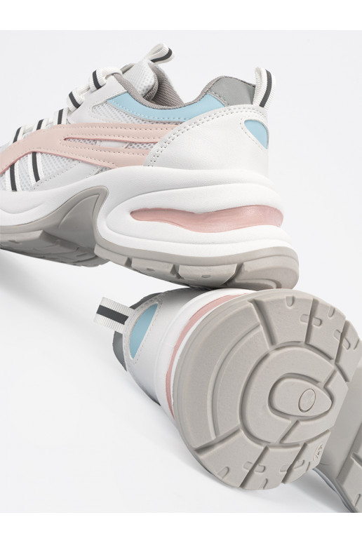 pastelinės spalvos Sportinio stiliaus batai su platforma pastelinės spalvos Sportinio stiliaus batai su platforma