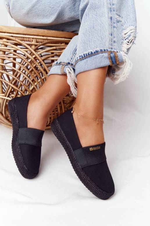 Espadrilės juodos spalvos Espadrilės juodos spalvos