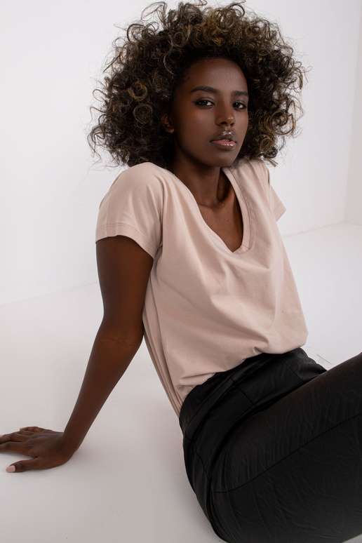 Marškinėliai kavos spalvos