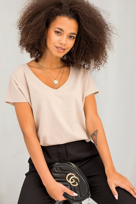 Marškinėliai kavos spalvos