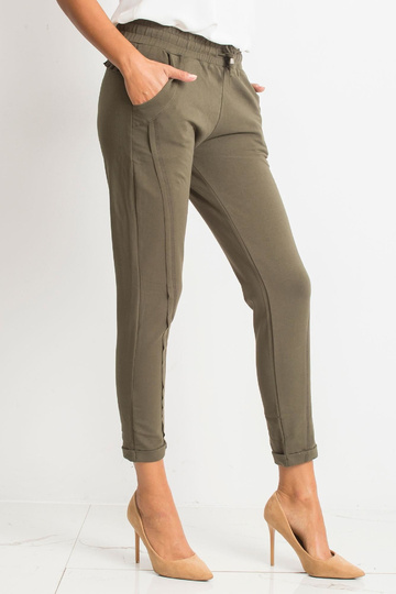 Khaki spalvos kelnės 2