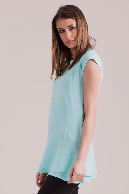 Tunika-PL-SK-1620.08- Mėtinės spalvos Tunika-PL-SK-1620.08- Mėtinės spalvos