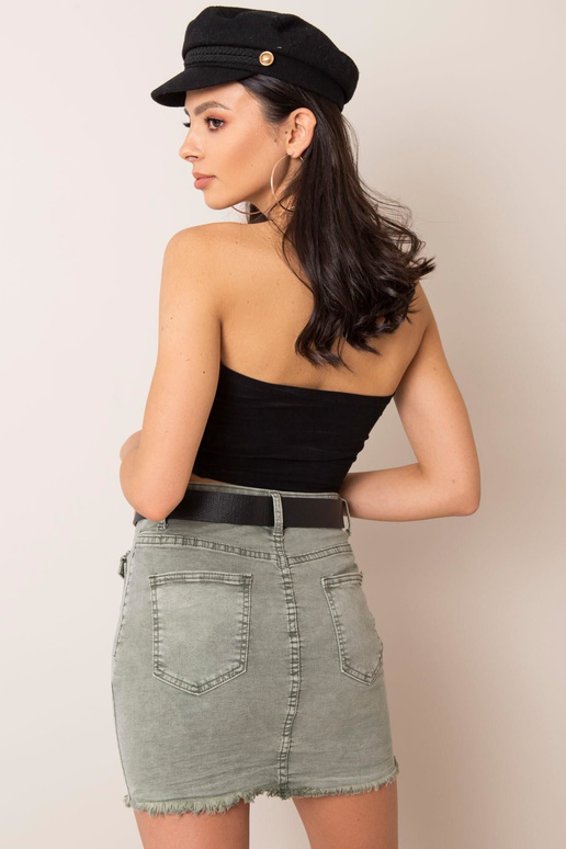 Khaki spalvos sijonas Floris