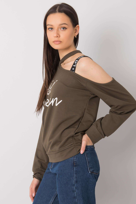 Khaki spalvos palaidinė su Glenda raštu Khaki spalvos palaidinė su Glenda raštu