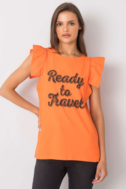 Oranžinė palaidinė su Beverly raštu Oranžinė palaidinė su Beverly raštu