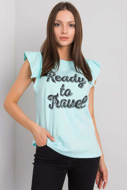 Beverly Print Mėtų palaidinė Beverly Print Mėtų palaidinė