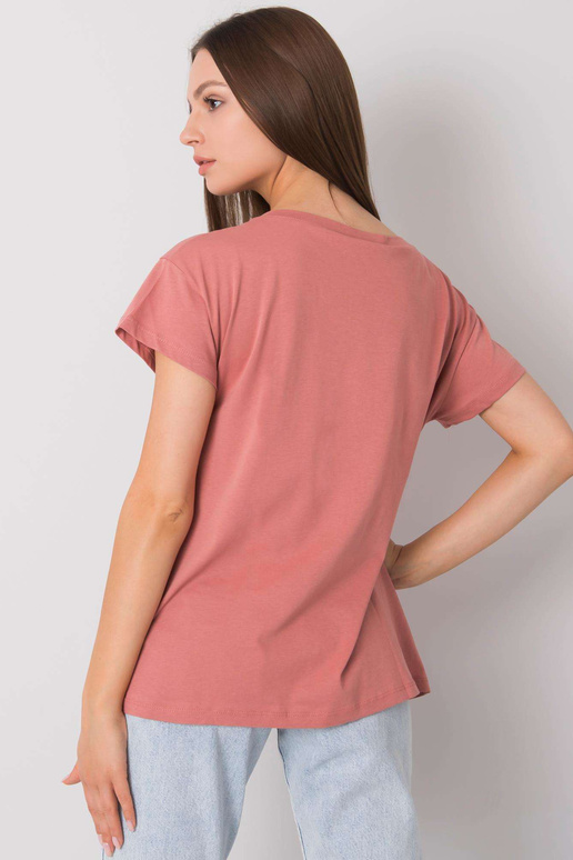 Purvini rožiniai marškinėliai su...