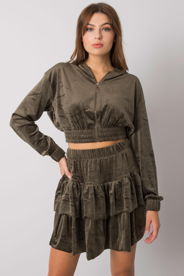 Chaki spalvos veliūrinis...