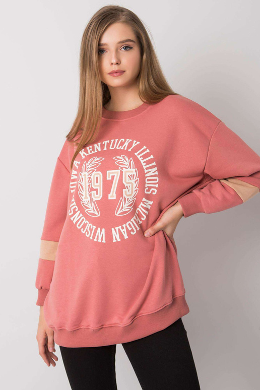 Purvinas rožinis oversize megztinis...