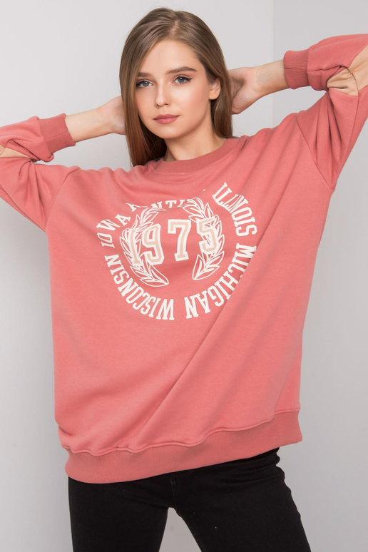 Purvinas rožinis oversize megztinis...