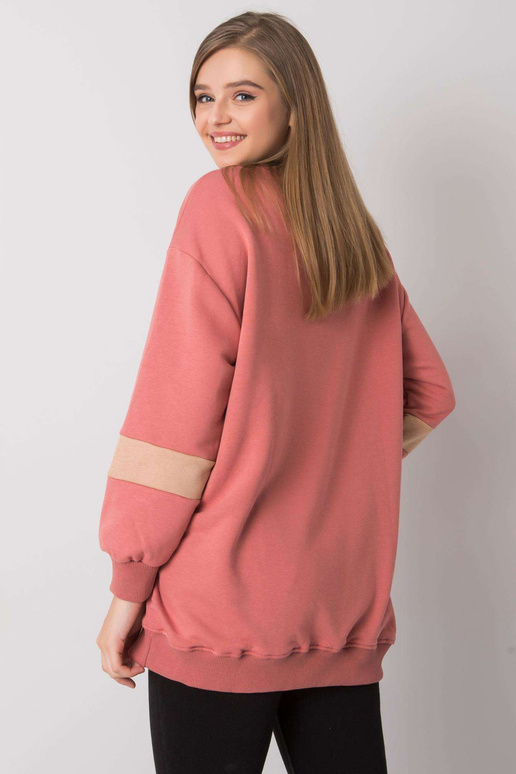 Purvinas rožinis oversize megztinis...