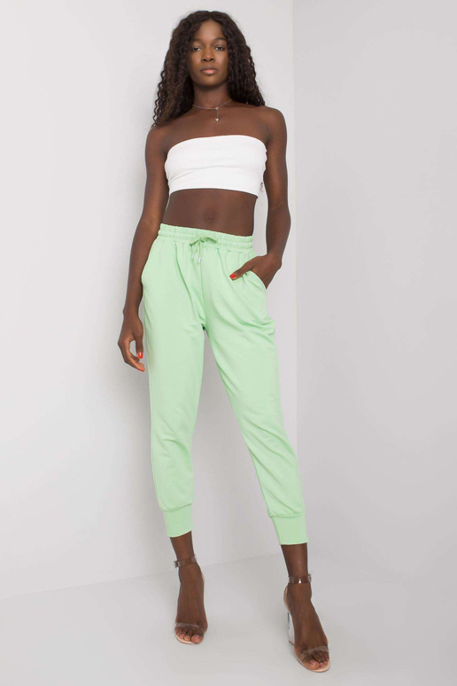 Šviesiai žalios „Cailie“ medvilninės...