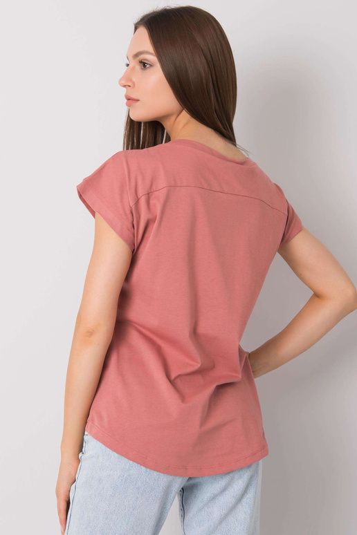 Purvini rožiniai marškinėliai su...