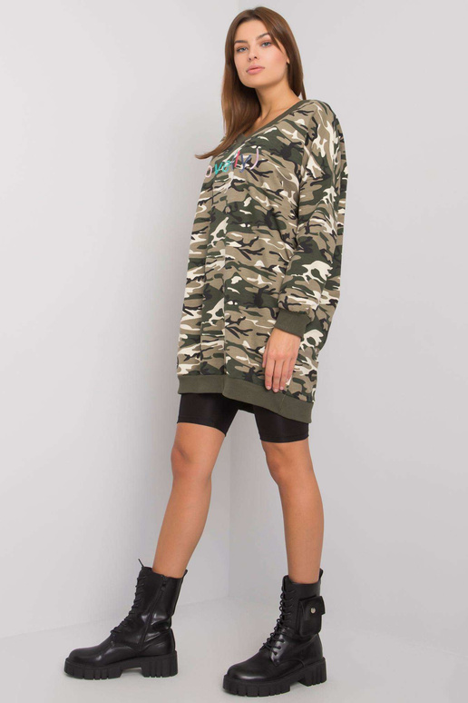 Kamo spalvos chaki spalvos tunika su... Kamo spalvos chaki spalvos tunika su...