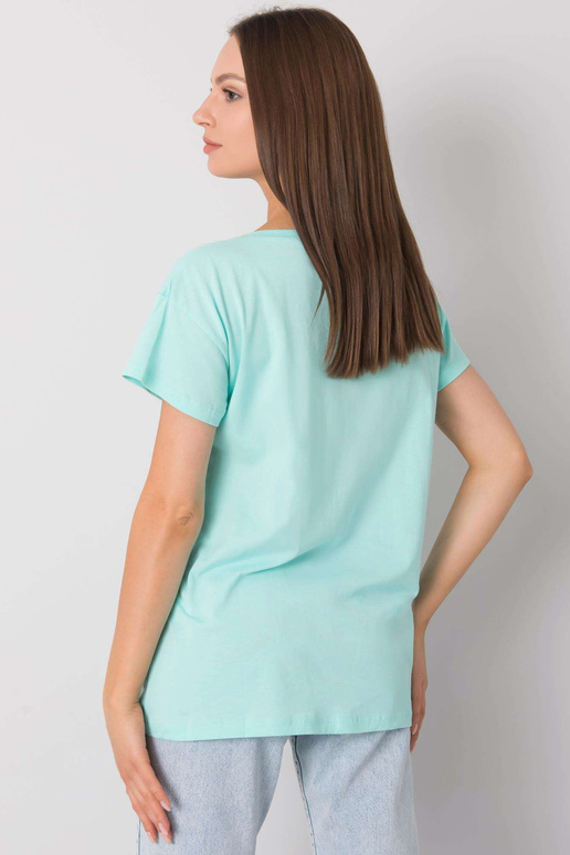 Mėtų marškinėliai su Silva raštu Mėtų marškinėliai su Silva raštu