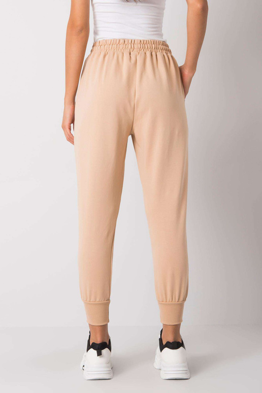 Smėlio spalvos medvilninės sportinės...