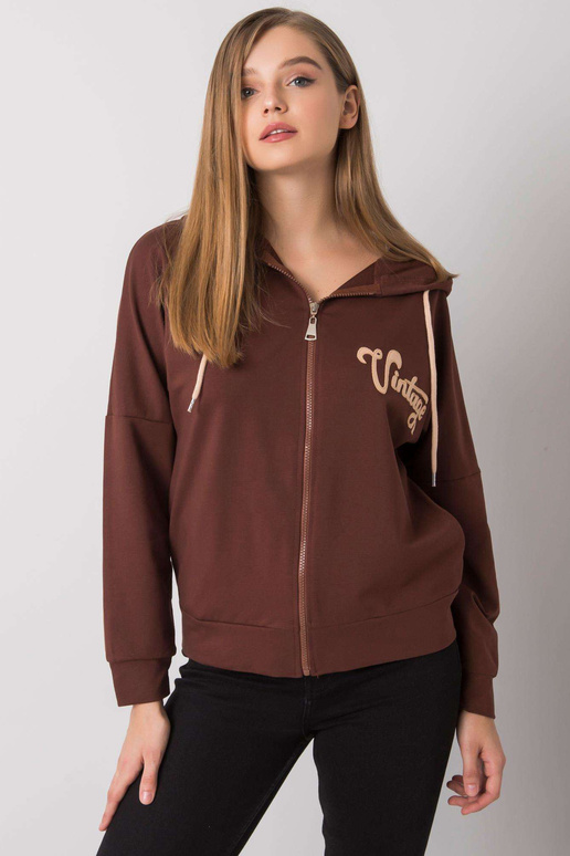 Tamsiai rudas Diane džemperis