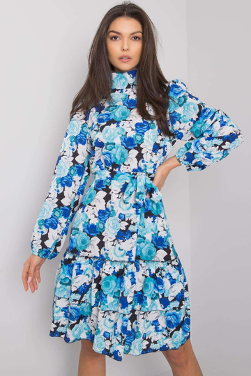 Juoda ir mėlyna gėlėta...