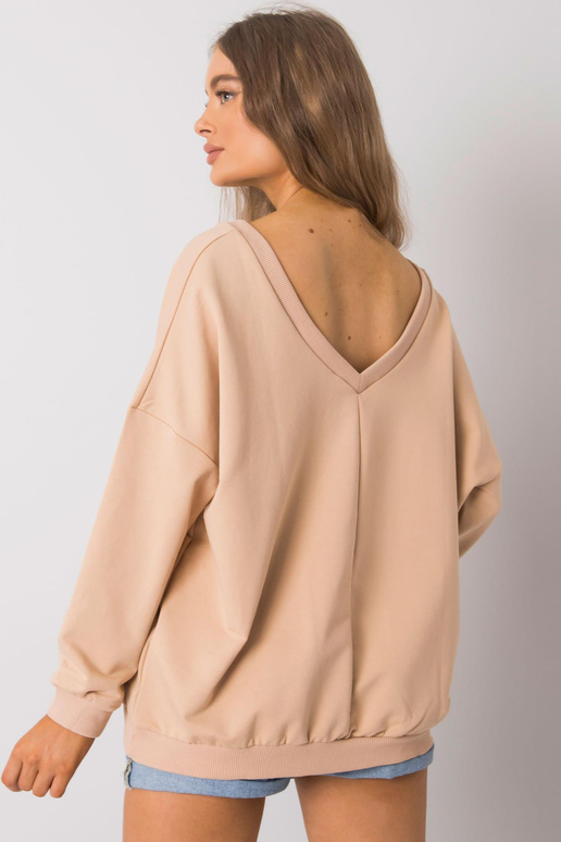 Lilyan smėlio spalvos megztinis be...