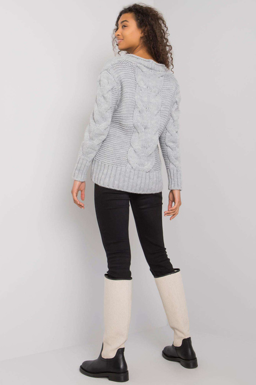 Pilkos spalvos megztinis Louissine...