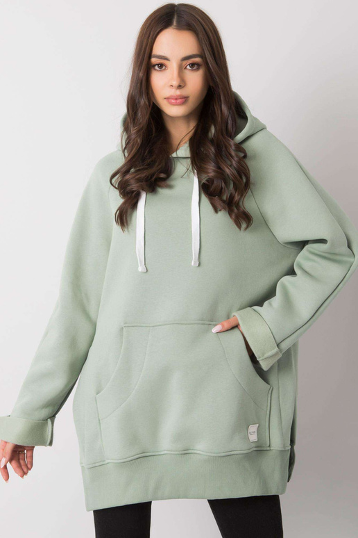 Pistacijų kengūros megztinis Arno RUE... Pistacijų kengūros megztinis Arno RUE...