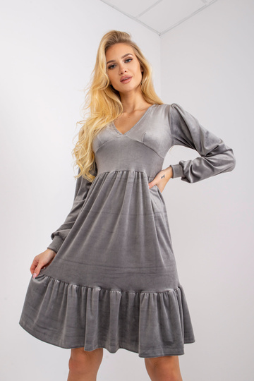 Pilkos spalvos veliūrinė... 2