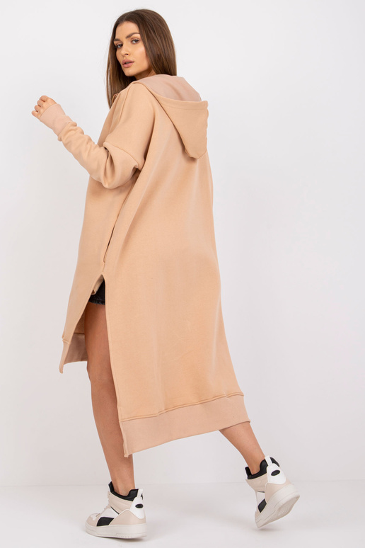 Smėlio spalvos megztinis su gobtuvu... Smėlio spalvos megztinis su gobtuvu...