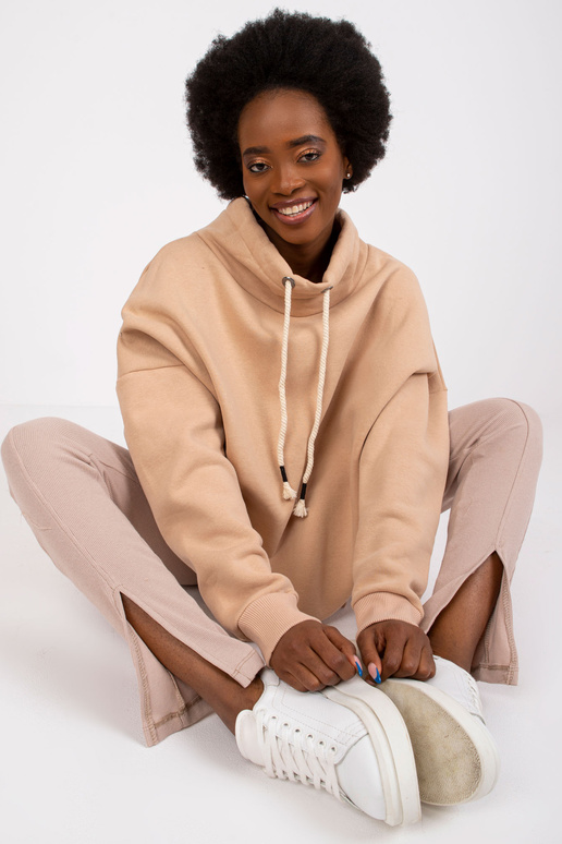 Smėlio spalvos megztinių tunika Martil Smėlio spalvos megztinių tunika Martil