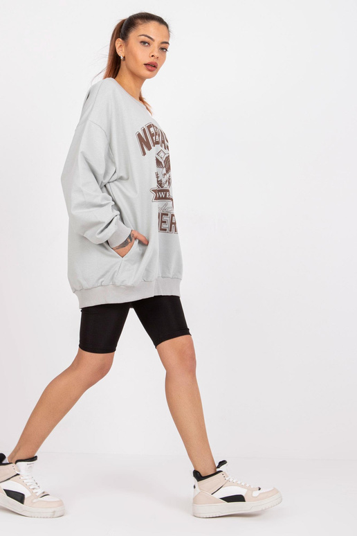 Pilkas oversized megztinis Patricia Pilkas oversized megztinis Patricia