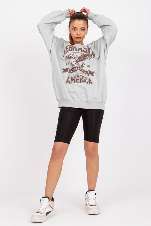 Pilkas oversized megztinis Patricia Pilkas oversized megztinis Patricia