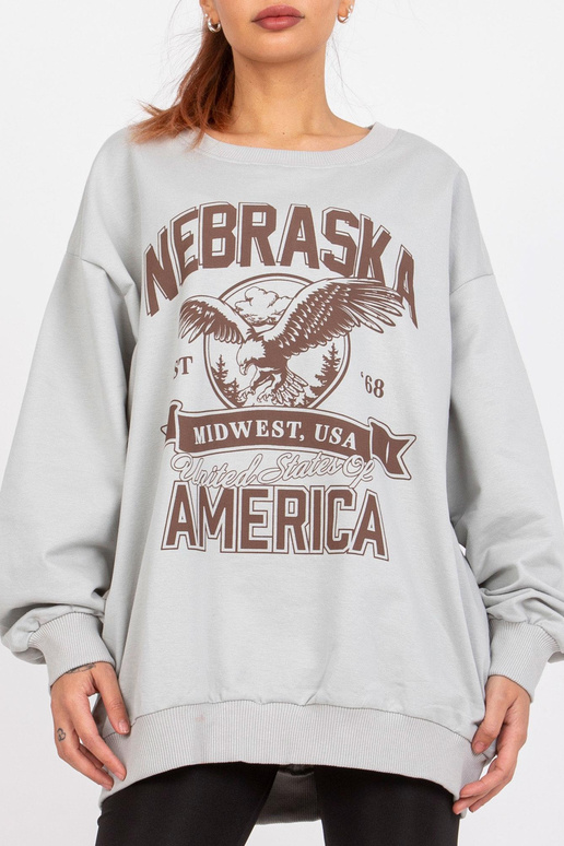 Pilkas oversized megztinis Patricia Pilkas oversized megztinis Patricia