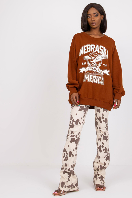 Rudas megztinis su kišenėmis Patricia Rudas megztinis su kišenėmis Patricia