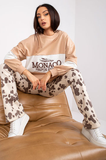 Smėlio spalvos megztinis su... 2