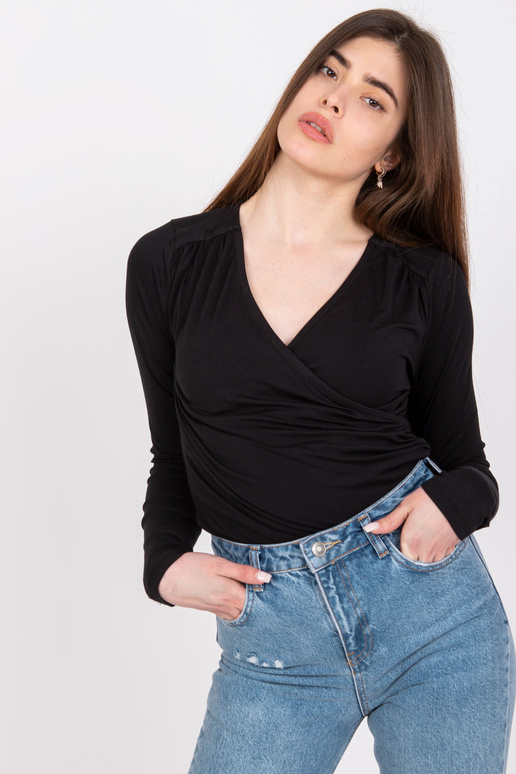 Juoda palaidinė su iškirpte Alicante Juoda palaidinė su iškirpte Alicante