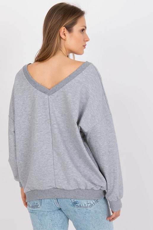 Pilka ir balta oversize džemperis su... Pilka ir balta oversize džemperis su...