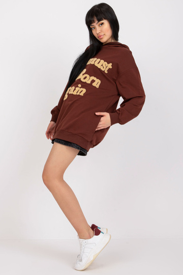 Rudi megztiniai su gobtuvu...