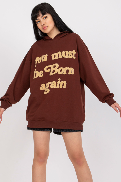 Rudi megztiniai su gobtuvu ir ilgomis... Rudi megztiniai su gobtuvu ir ilgomis...