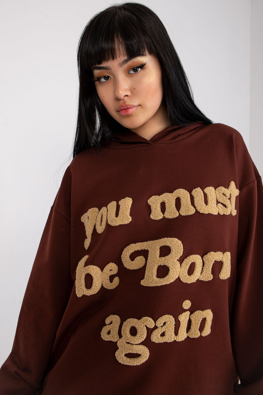 Rudi megztiniai su gobtuvu ir ilgomis... Rudi megztiniai su gobtuvu ir ilgomis...