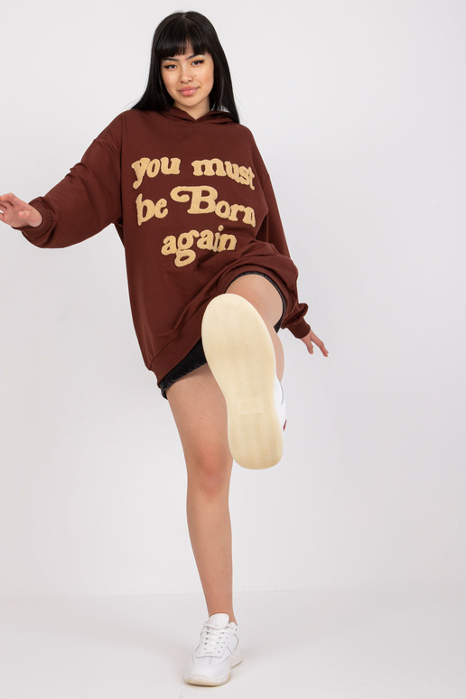 Rudi megztiniai su gobtuvu ir ilgomis... Rudi megztiniai su gobtuvu ir ilgomis...