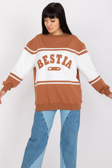 Rudas ir baltas megztinis... 2