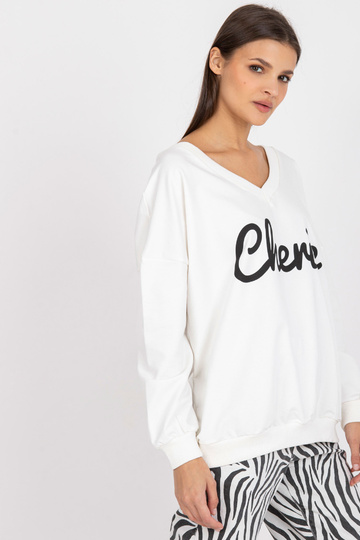 Ecru medvilnės oversize...