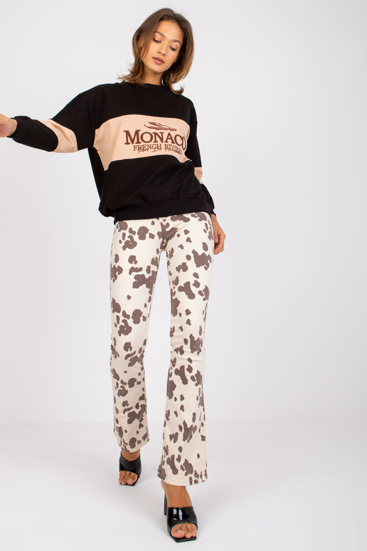 Juodas Bethany Cotton megztinis Juodas Bethany Cotton megztinis